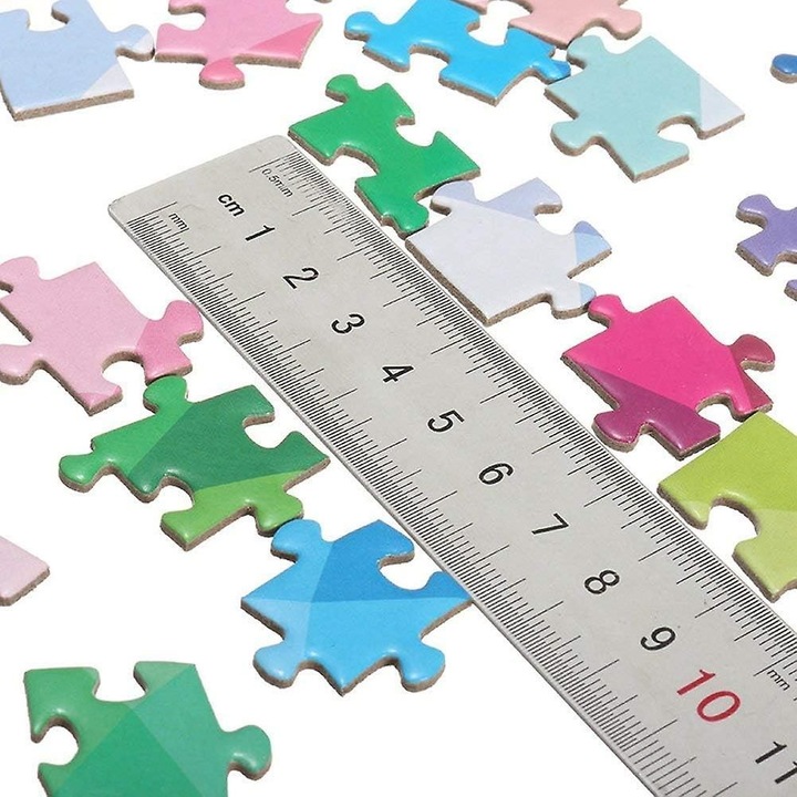 Kerek puzzle 1000 darabos, többszínű 67.6x67.6cm szett