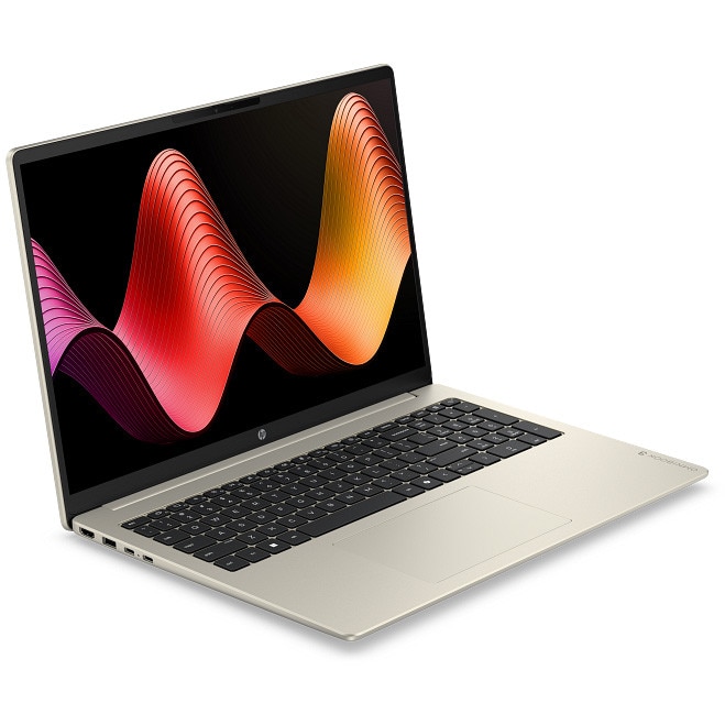 Laptop HP OmniBook 3 16-by0019nn cu procesor AMD Ryzen™ 5 40 pana la 4.30 GHz, 16", 2K, IPS, 16GB RAM, 512GB SSD, AMD Radeon™ 610M, Free DOS, Warm Gold