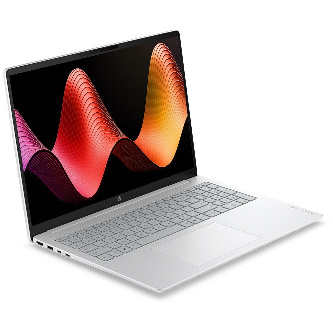 Laptop HP OmniBook 3 16-by0021nn cu procesor AMD Ryzen™ 5 40 pana la 4.30 GHz, 16", 2K, IPS, 16GB RAM, 512GB SSD, AMD Radeon™ 610M, Free DOS, Glacier Silver