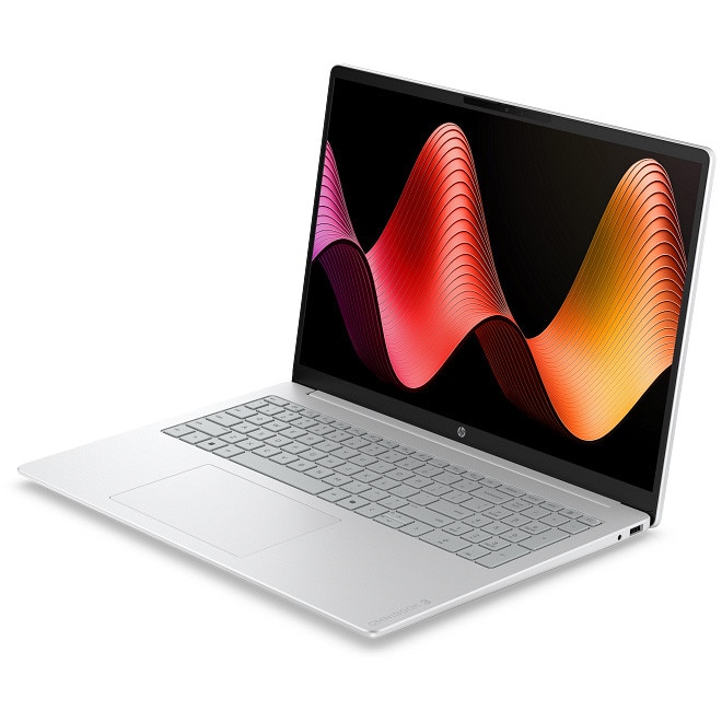 Laptop HP OmniBook 3 16-by0021nn cu procesor AMD Ryzen™ 5 40 pana la 4.30 GHz, 16", 2K, IPS, 16GB RAM, 512GB SSD, AMD Radeon™ 610M, Free DOS, Glacier Silver