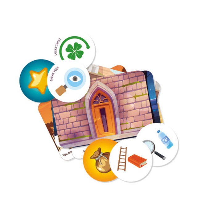 Gate of Adventures Card Game for developing creative problem-solving skills
