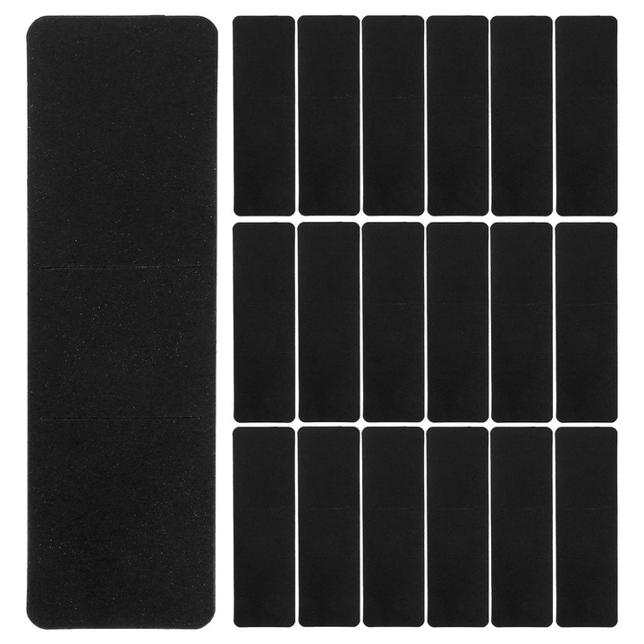 Set 50 huse semne carte, negru, 15x3.8x0.1cm
