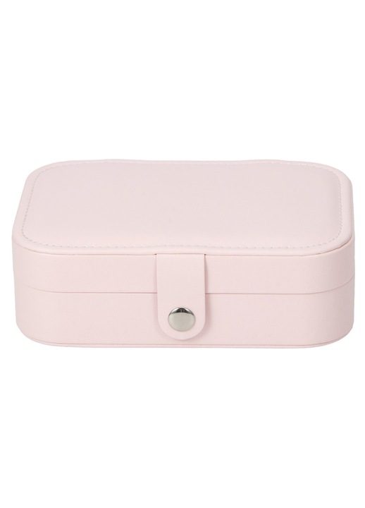 Cutie bijuterii portabila organizator, suport inele cercei coliere, multicolor, 20x15x8cm