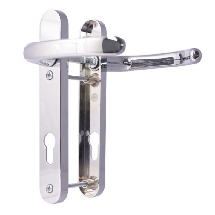 Set manere usa UPVC, cromat, 92mm, 212x34mm