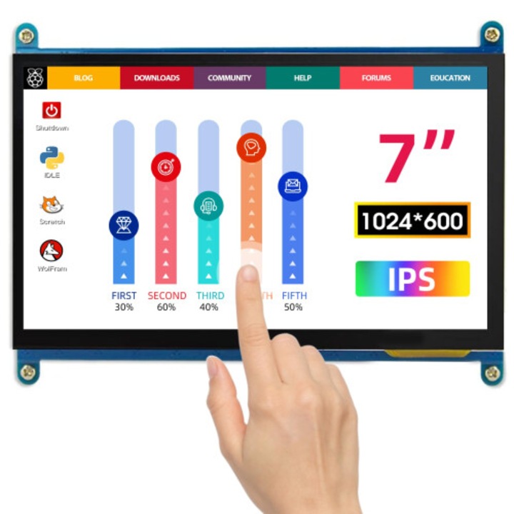 Monitor IPS LED Acer 23.8" KA242YGb, Full HD 1920 x 1080, HDMI, DisplayPort, 120 Hz, 1 ms Negru