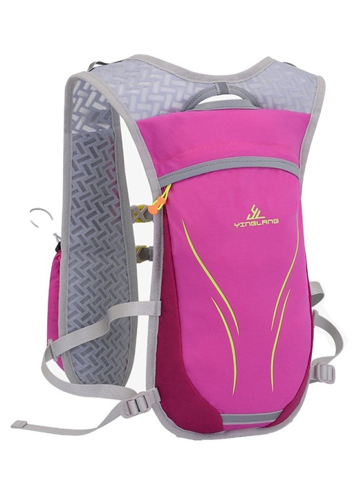 Rucsac hidratare multifunctional 10L roz 20x3x38cm