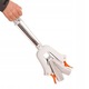 Mop cu burete pentru pardoseli, cu stoarcere, plastic, alb, 118x27 cm