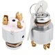 Supapa control presiune compresor aer set conexiuni barbat-femeie zinc 0,8MPa