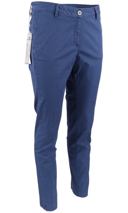 Pantaloni dama, Virginia blu, irta, primavara vara, Albastru, 44