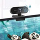 Уеб камера USB Full HD 1080P, микрофон, черна, 70x50.7x44мм