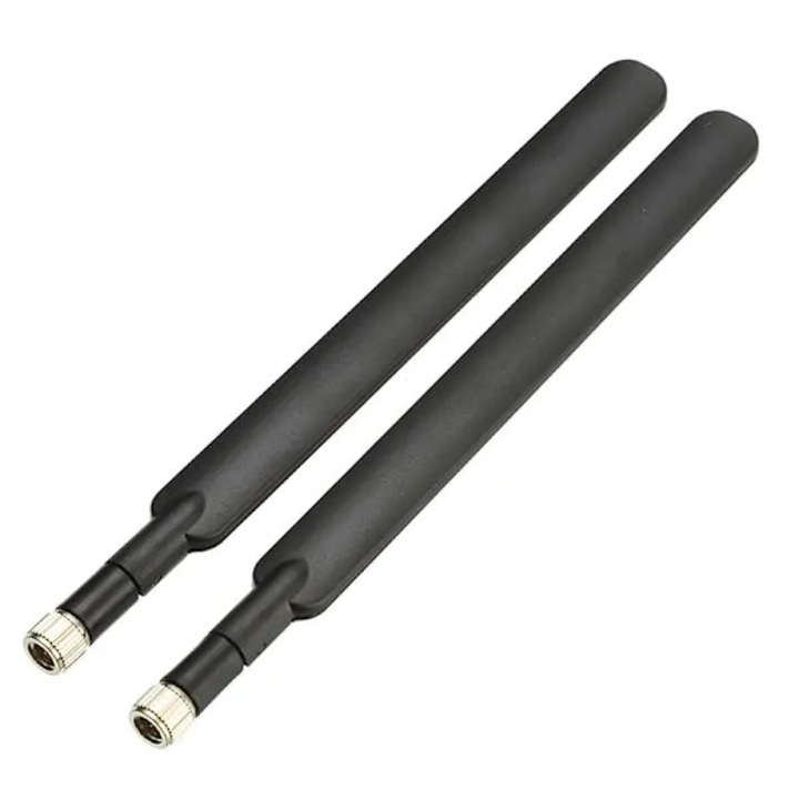 Комплект 2 антени 4G LTE 10dBi SMA 700-2700MHz черни 19см