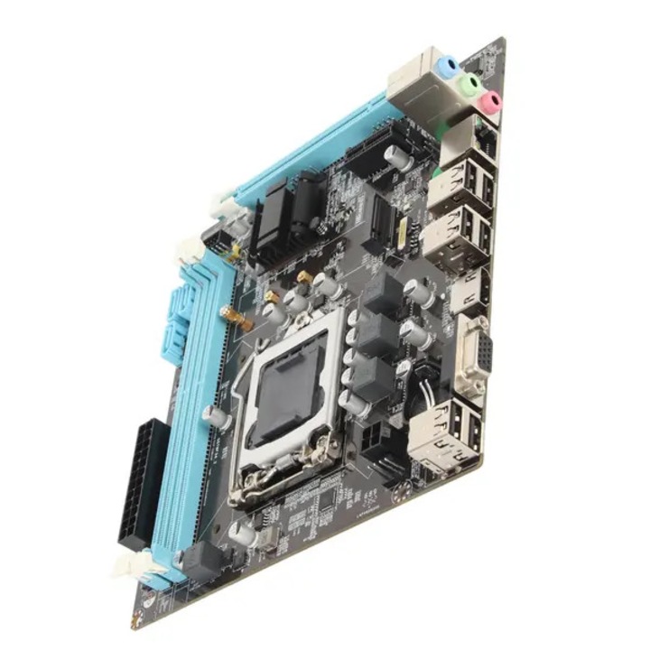Дънна платка за майнинг LGA 1155, 16GB DDR3, NVMe M.2, VGA HDMI, 6xUSB 2.0, 3xSATA 2.0, ITX