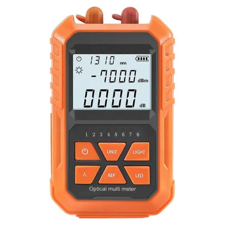Оптичен измервател на мощност 4 в 1, жълт, 11.8x6.5см