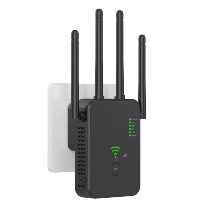 Repetor WiFi dual band 1200Mbps, 4 antene, alb