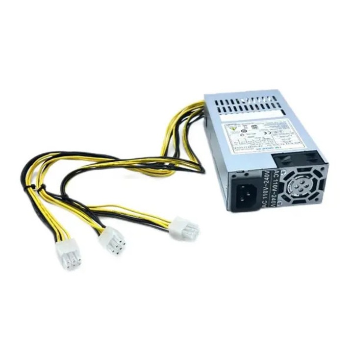 Захранване за компютър 1U 200-500W метал, фиксиран кабел, PCIe 6Pin конектори, 15x8x4cm