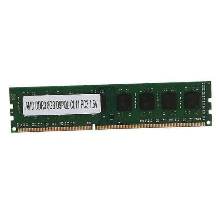 RAM memória DDR3 8GB 1600MHz 1.5V 240 tűs zöld 13.3x3cm