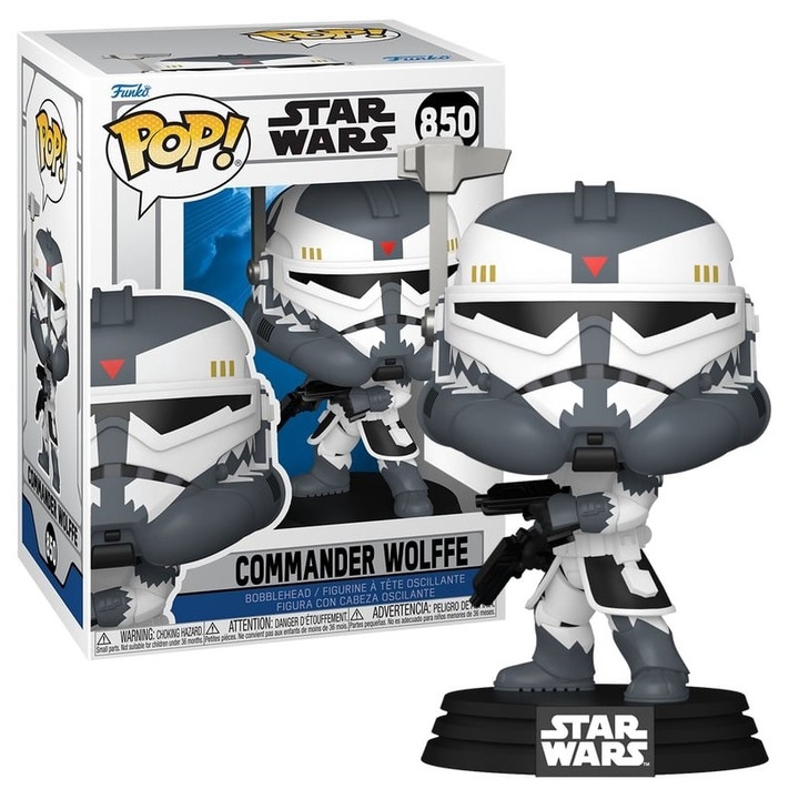 Figurina Funko POP Star Wars Commander Wolffe vinil 9cm
