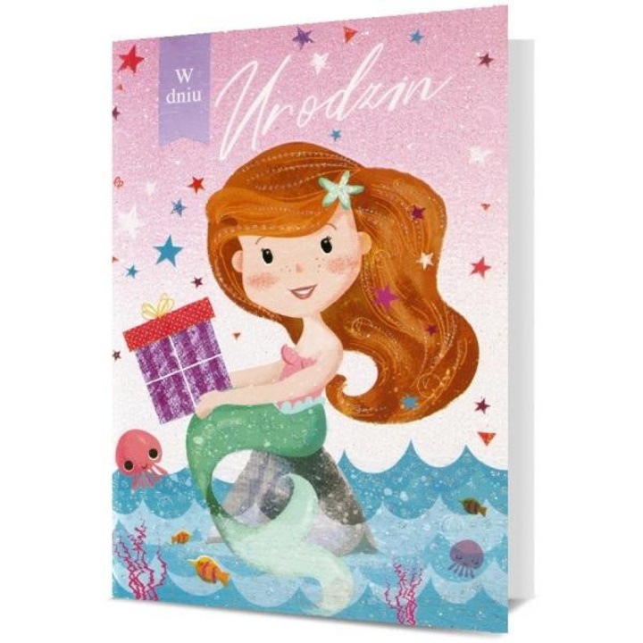 Felicitare Pan Dragon Karnet Urodziny cu plic decorat