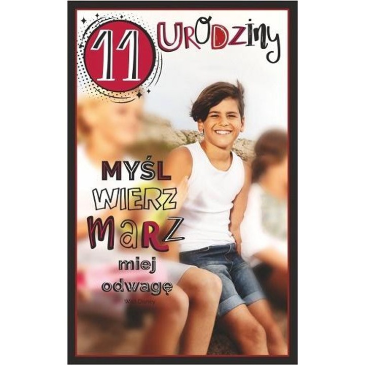 Felicitare AbCard Urodziny decorata cu plic si urari