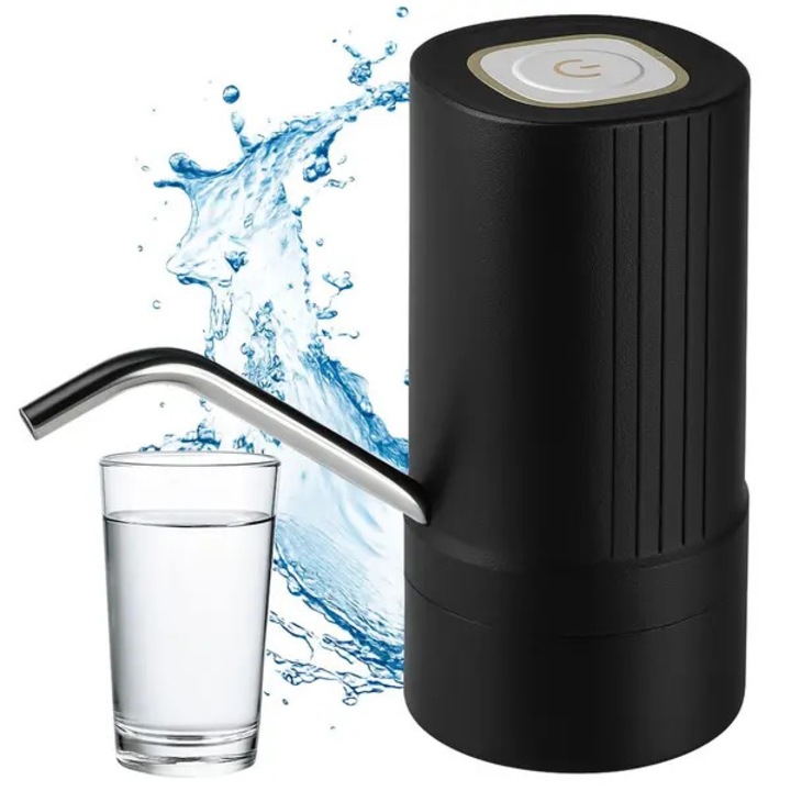 Pompa electrica apa wireless, 5-18.9L, negru, 12x6.5cm