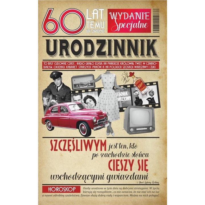 Felicitare AbCard Urodziny 60 cu plic