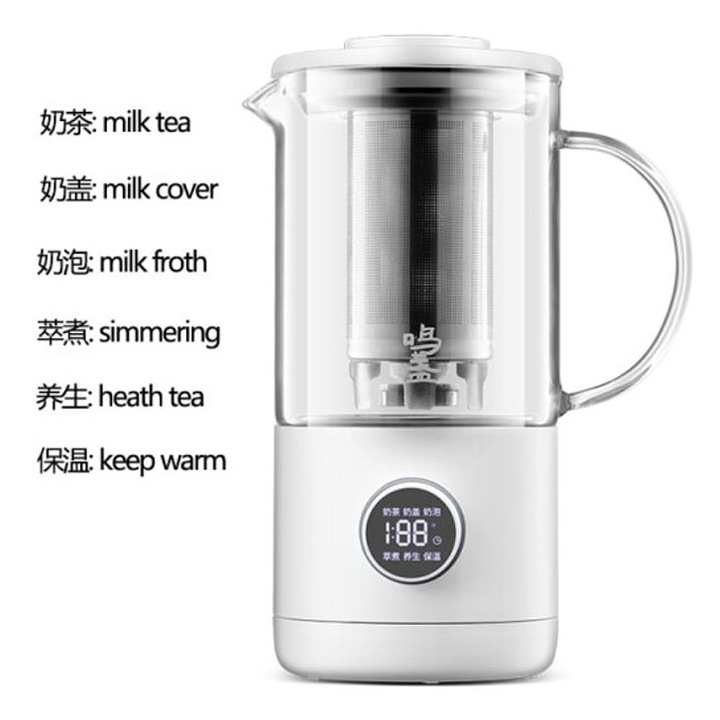 Cafetiera electrica portabila 2 in 1, 500ml, alb