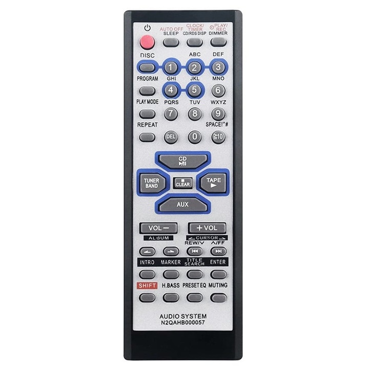 Telecomanda pentru sistem stereo Panasonic, rezistenta, impermeabila