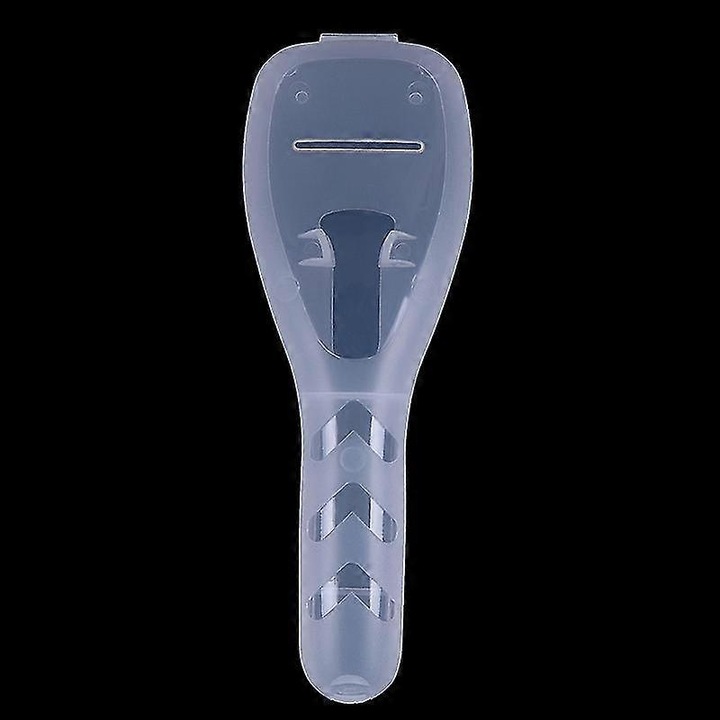 Suport lame de ras transparent 17x5.5x3cm portabil plastic