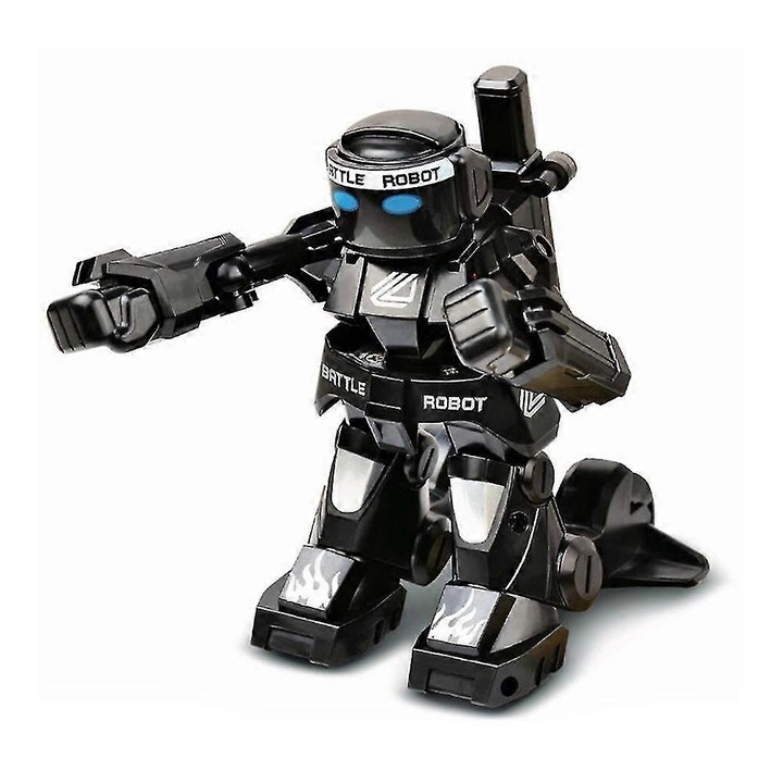 Robot de lupta cu telecomanda, muzica, lumini, 6.5x7x9.5cm
