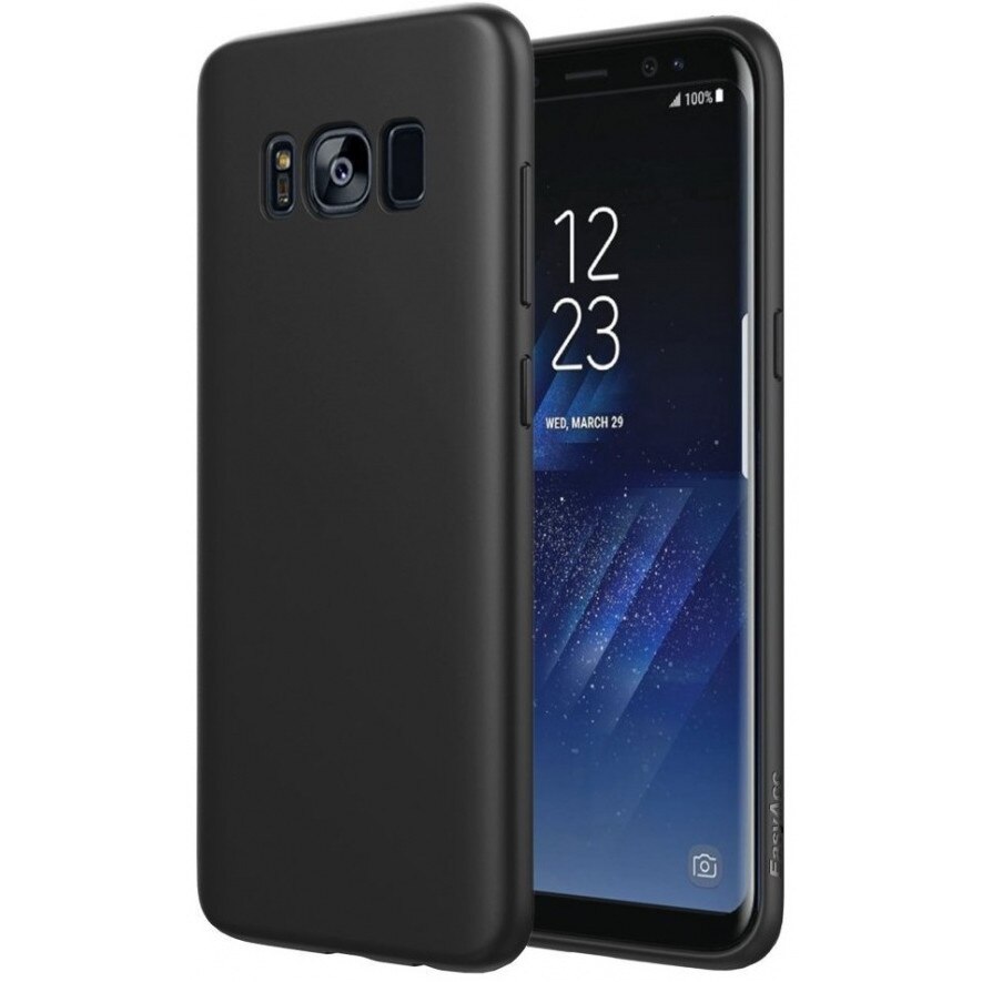 Husa Samsung Galaxy S8 Plus, Hard Cover Soft Touch, super slim, Negru