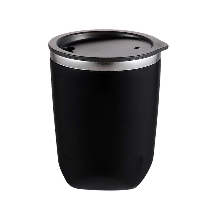 Cana termos 300ml inox izolat pentru bauturi calde si reci, capac glisant etans