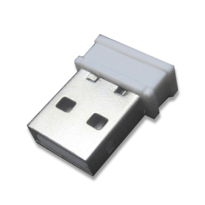 USB vezeték nélküli adapter 2.4G fekete fehér 1.7x1.2cm