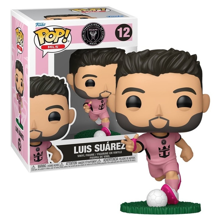 Figurina Funko POP Luis Suarez Inter Miami roz