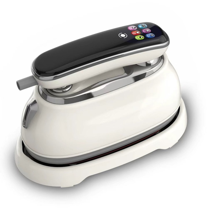 Fier de calcat portabil multifunctional, 5+1 niveluri, abur 20g/min, 160ml, compact 18.9x9.7x13.3cm