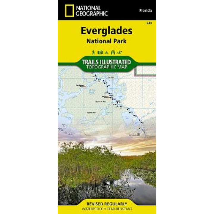Everglades National Park, Florida, USA Outdoor Recreation Map, National Geographic Maps (Manufactured by)