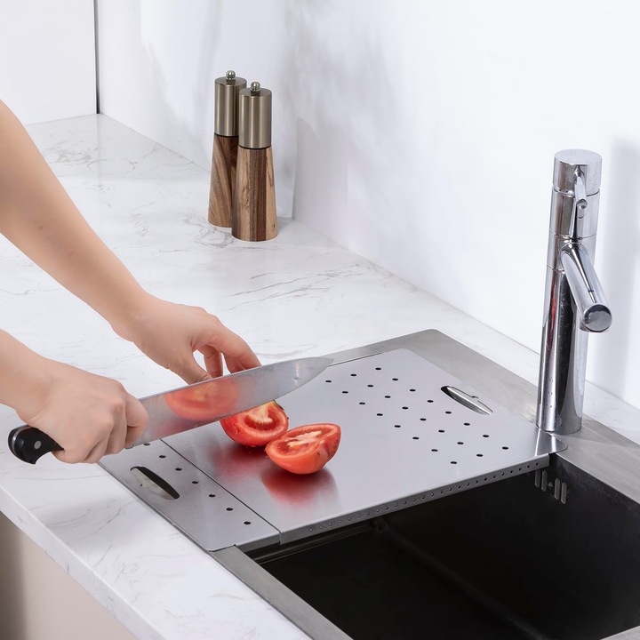 Tocator multifunctional inox 20.4x24.9cm spatiu econom