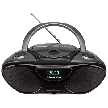 Microsistem Blaupunkt BB14BK, FM, CD, USB, AUX, negru Microsistem Blaupunkt BB14BK, FM, CD, USB, AUX, negru