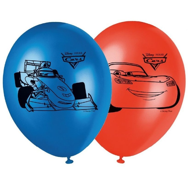 Disney Verdák léggömb lufi formula 8 db-os