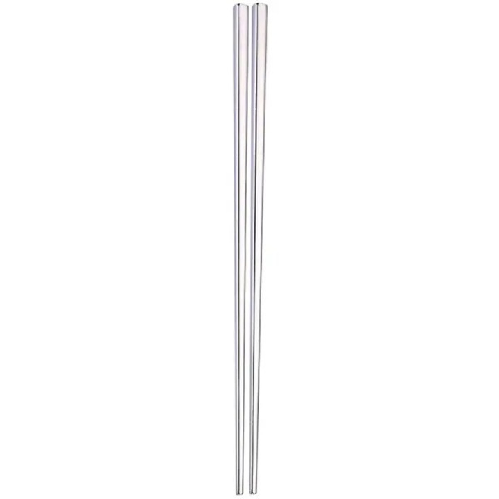 Set 2 bete de mancat, inox, argintiu, 21cm