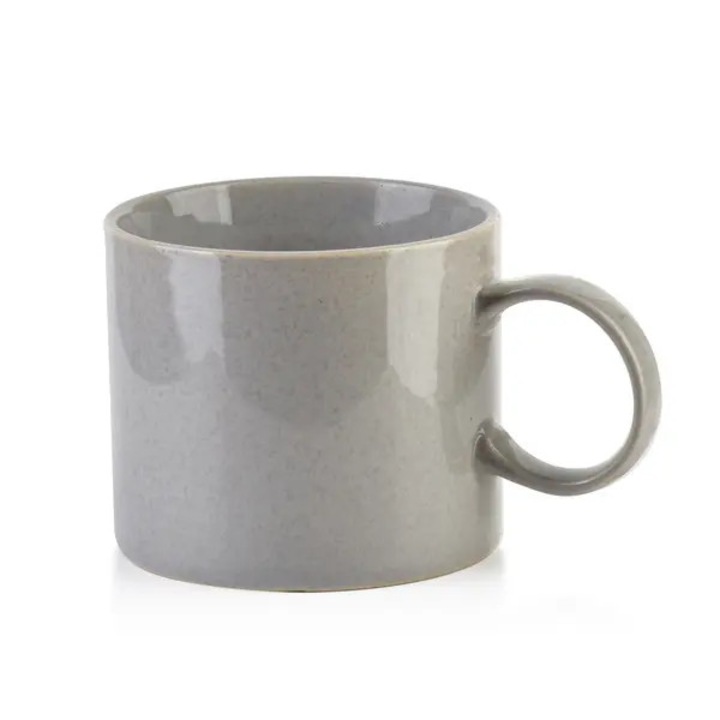 Cana ceramica 300 ml gri 13.5x9.5x8 cm
