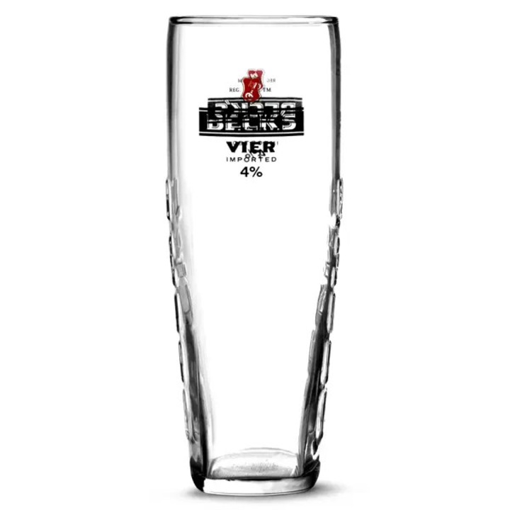 Set 4 pahare bere, 1 pint, transparent