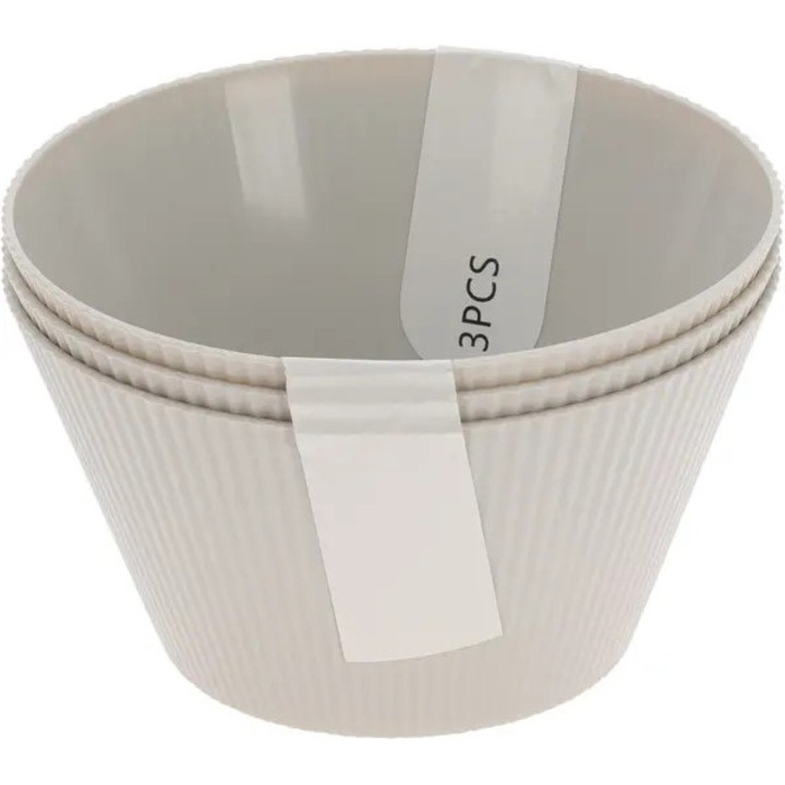 Set boluri melamina 3 buc multicolor 12x6.9cm