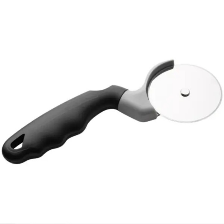 Feliator pizza, lama inox, maner ergonomic, negru, 22.5x8x3.5cm