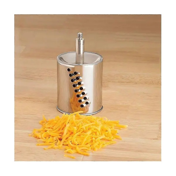Feliator manual legume multifunctional, 5 tamburi, inox, argintiu