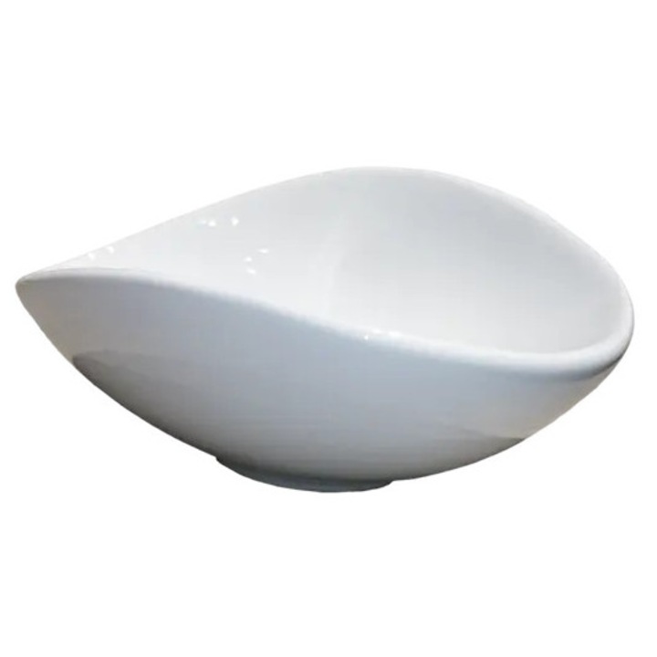 Bol mic pentru sosuri, set 12 bucati, alb, 10x8x4 cm
