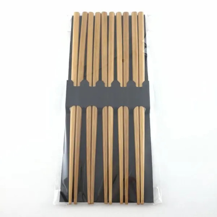 Betisoare din bambus, 50 perechi, maro, 22.5x8x8cm