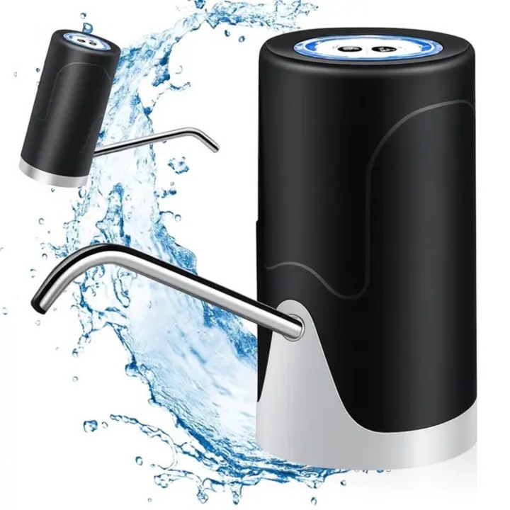 Dozator apa electric automat wireless negru 13x7cm set