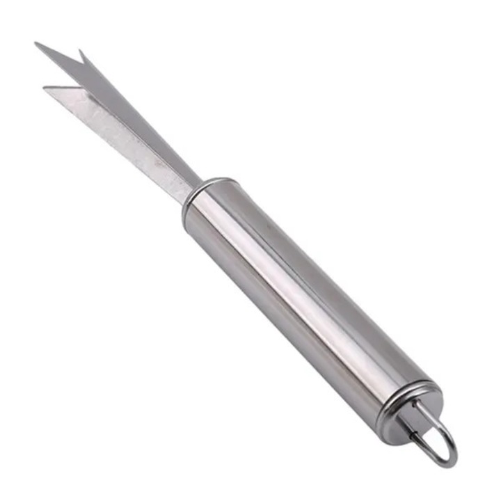 Curatator ananas inox argintiu 18.5x2cm