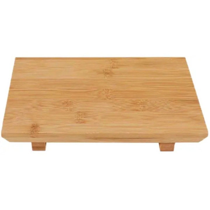 Tava servire sushi lemn, inalta, maro, 24x14cm