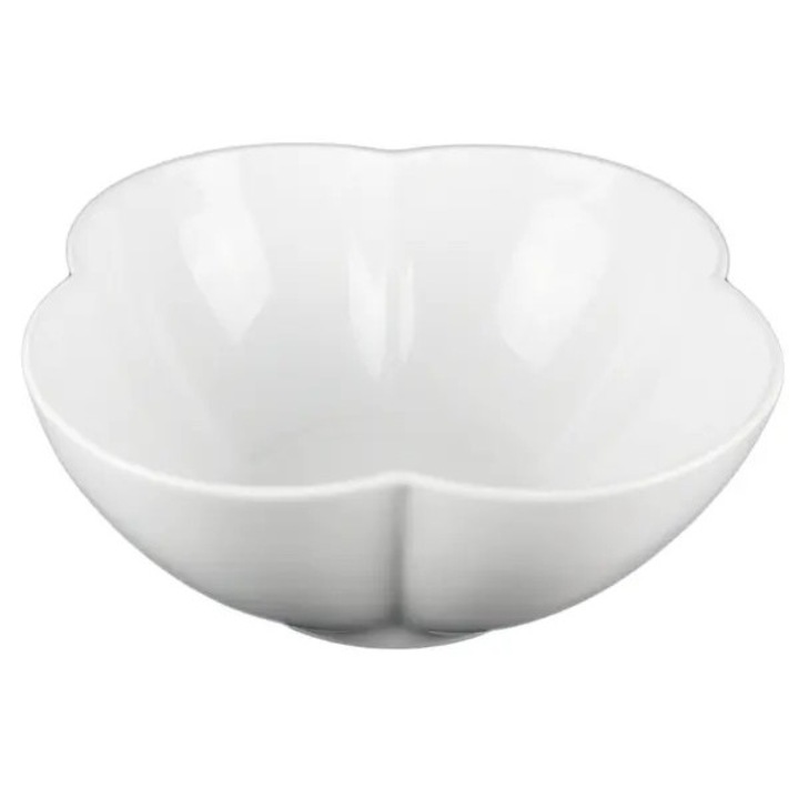 Set 3 boluri mari portelan crem 27x11cm
